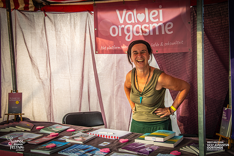 Vallei-stand op het tweedaagse Summer Bloom Festival in Oostende